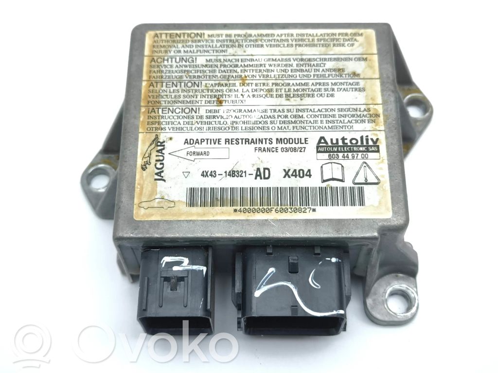 Jaguar X-Type Airbag control unit/module 