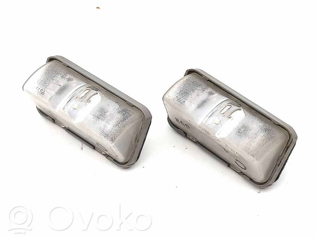 Éclairage de plaque d'immatriculation