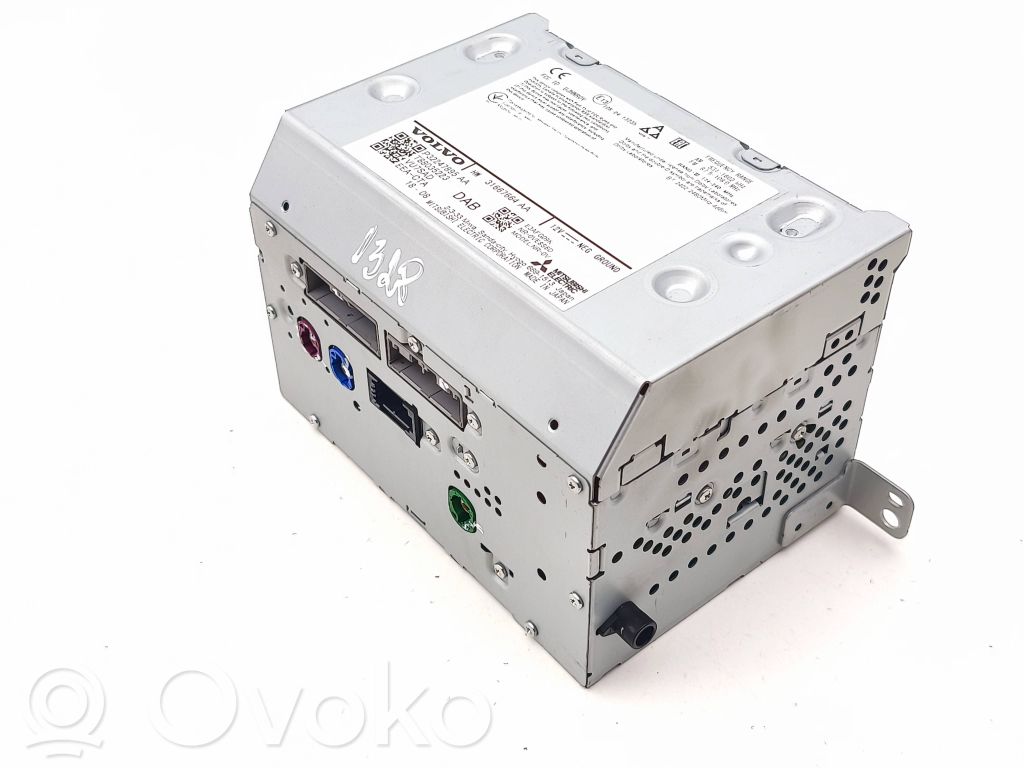 Volvo S90, V90 Panel / Radioodtwarzacz CD/DVD/GPS 