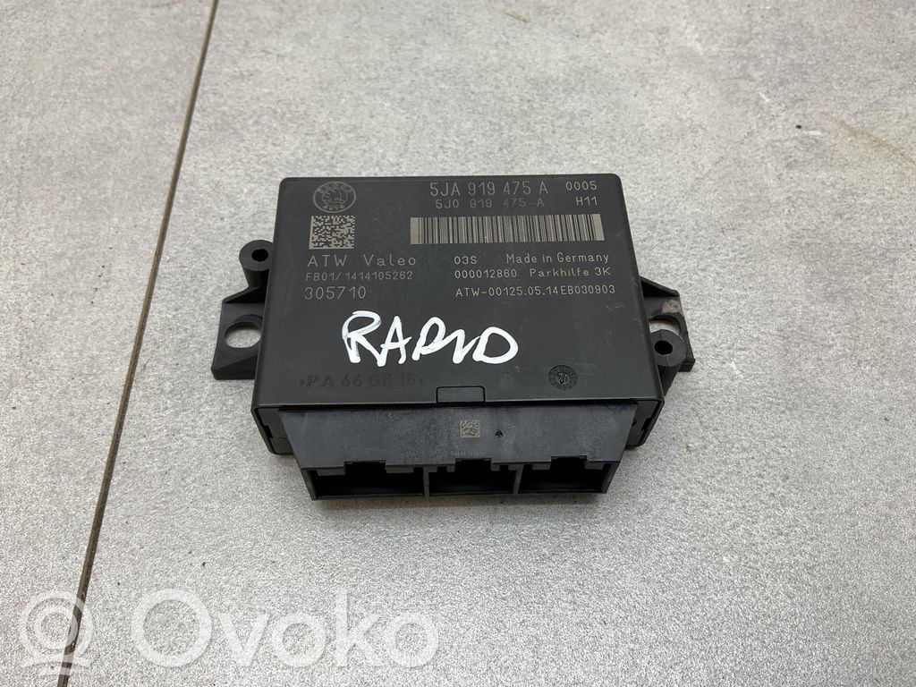 Skoda Rapid (NH) Steuergerät Einparkhilfe Parktronic PDC 