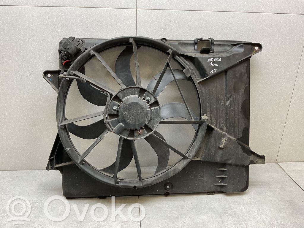 Opel Mokka Electric radiator cooling fan 