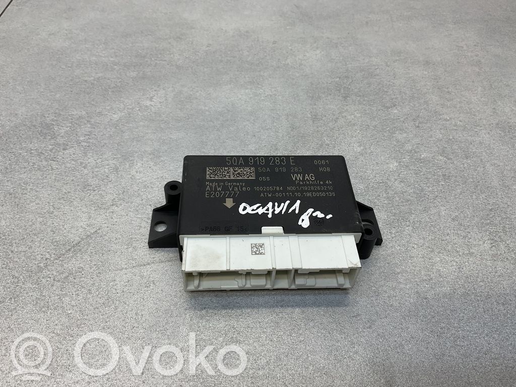 Skoda Octavia Mk3 (5E) Parkavimo (PDC) daviklių valdymo blokas 