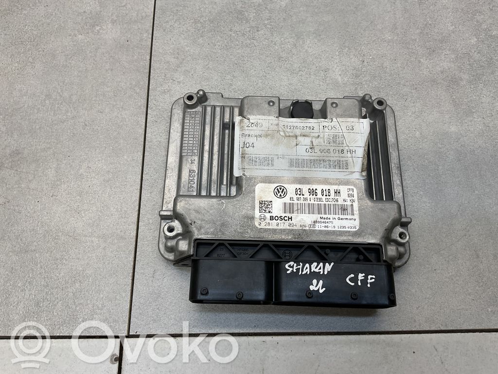 Volkswagen Sharan Engine control unit/module 