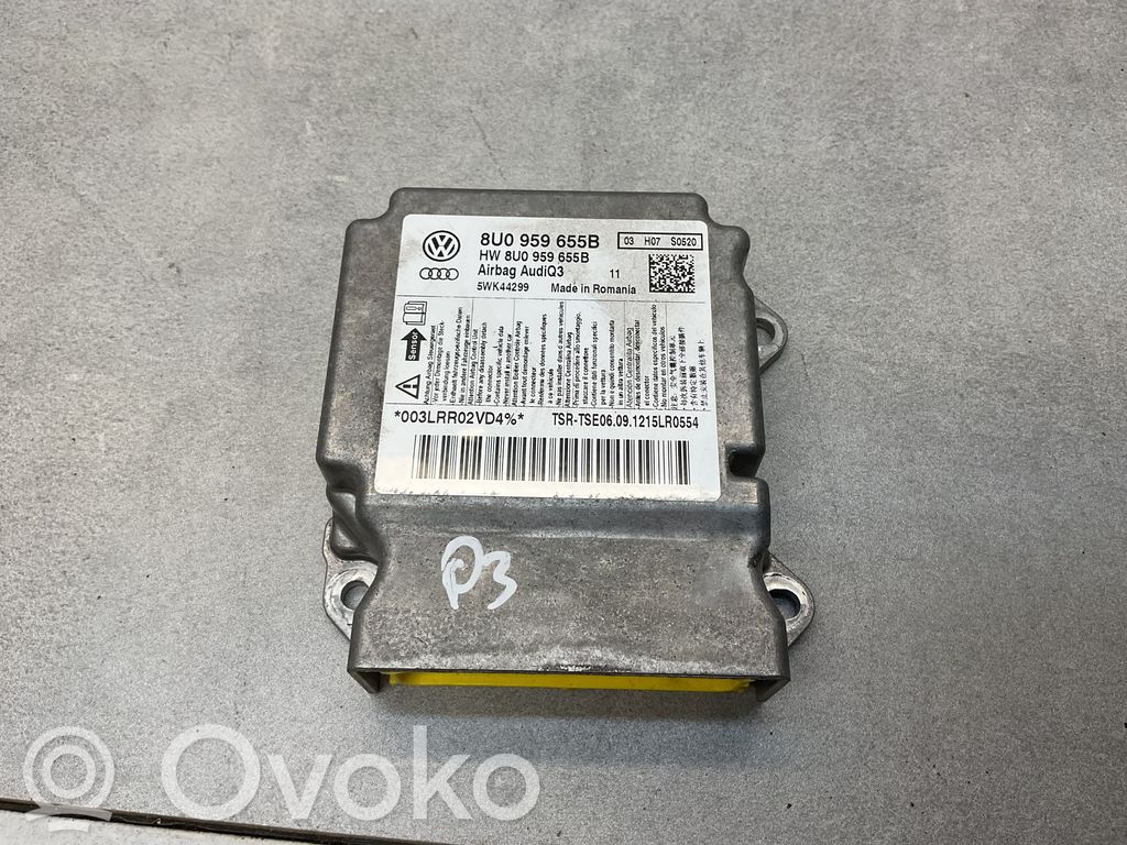 Airbag control unit/module   8U0959655B