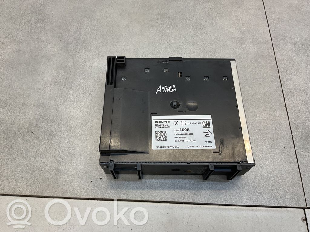 Opel Astra K GPS navigation control unit/module 