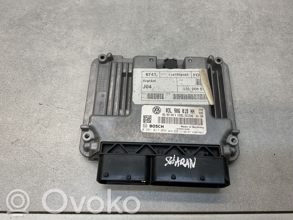 Volkswagen Sharan Engine control unit/module 