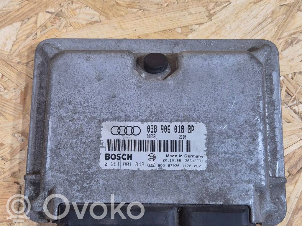 Engine control unit/module   038906018BP,28SA3731,0281001848