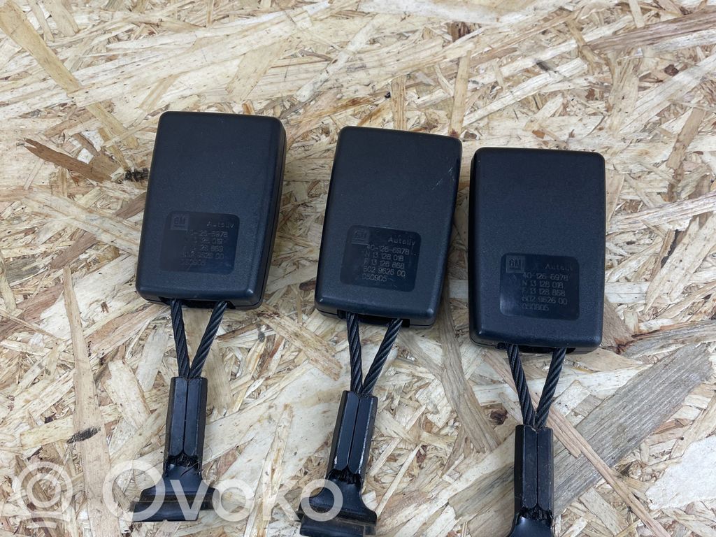 Opel Astra H Rear seatbelt buckle 
