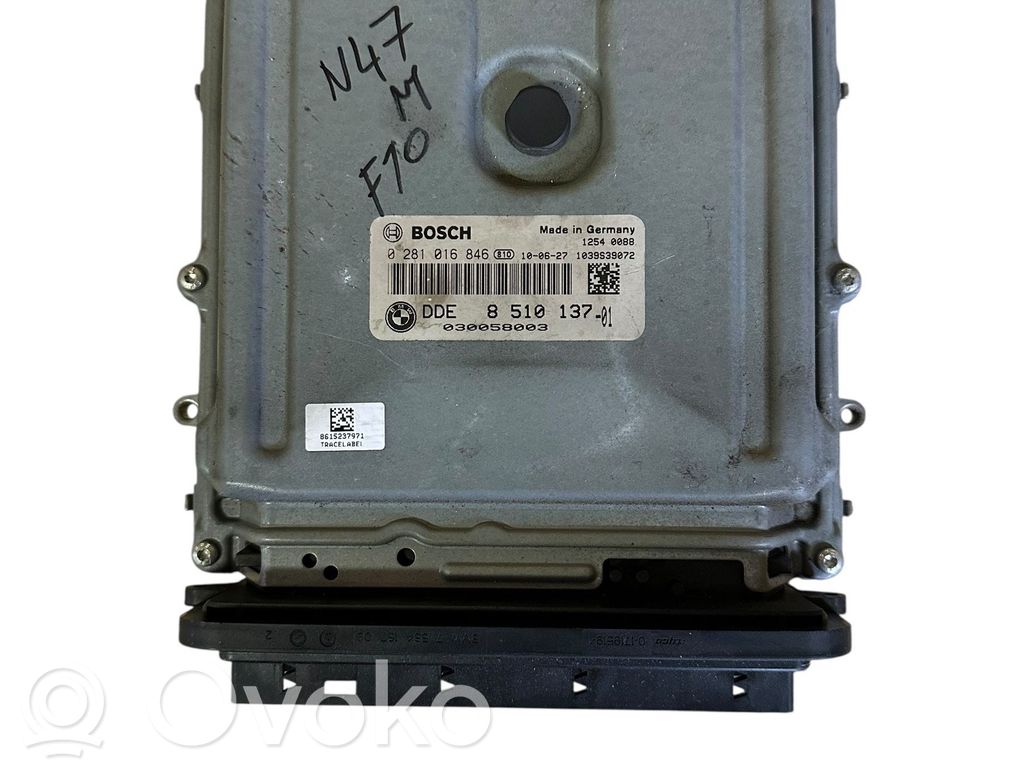 BMW 5 F10 F11 Engine control unit/module 