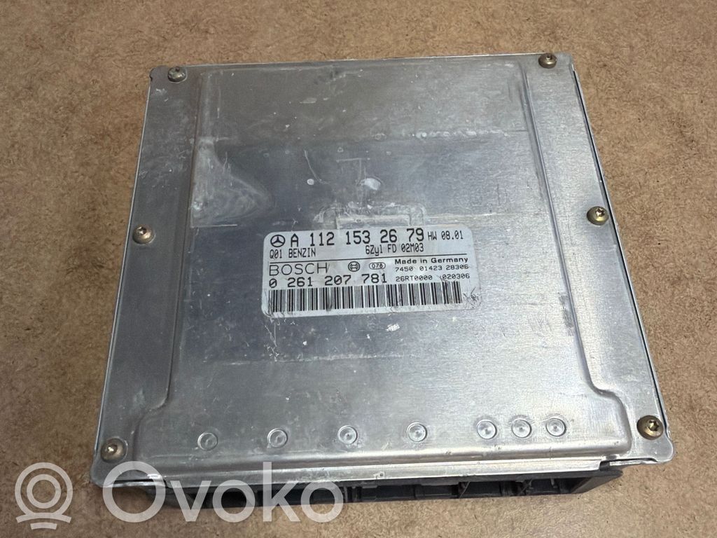 Mercedes-Benz CLK A209 C209 Engine control unit/module 