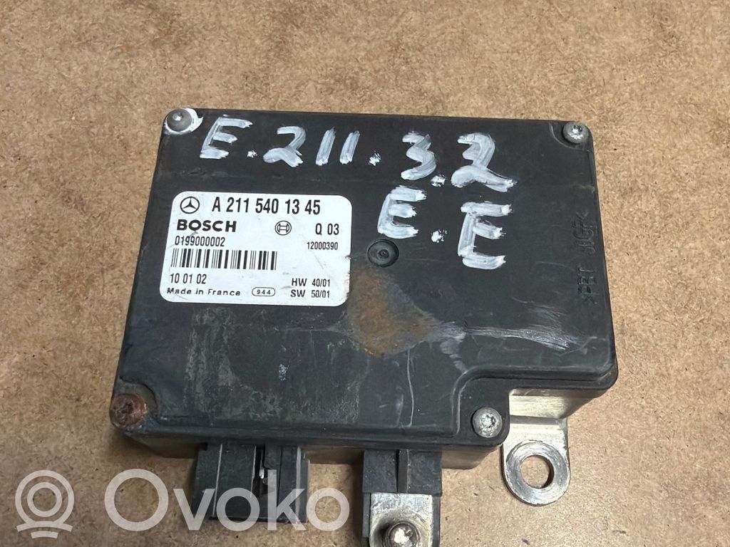 Mercedes-Benz E W211 Unidad de control de la batería 