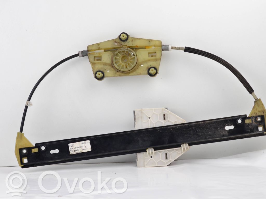 Mechanizm podnoszenia szyby tylnej bez silnika   4F0839461B,220307A,102194952202