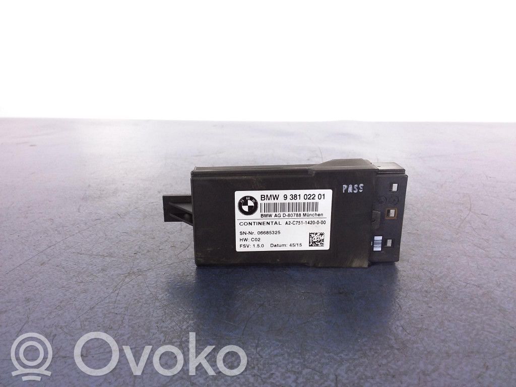 BMW 7 G11 G12 Module de commande de siège 