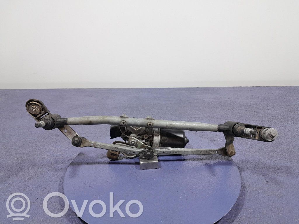 Renault Clio III Wischergestänge Wischermotor vorne 
