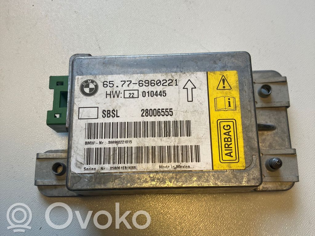 BMW 7 E65 E66 Gaisa spilvenu vadības bloks 