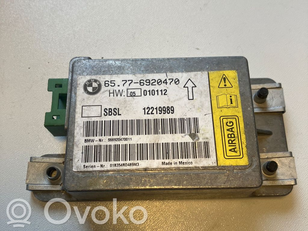 BMW 7 E65 E66 Airbag control unit/module 