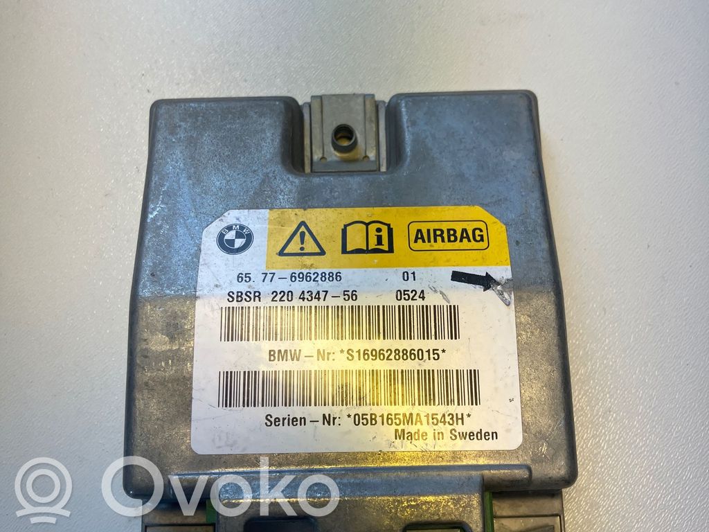 Module de contrôle airbag   6962886,220434756,S16962886015
