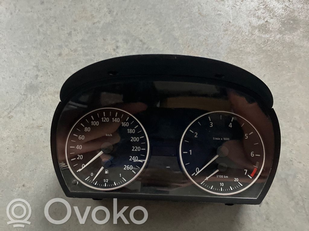 BMW 3 E90 E91 Velocímetro (tablero de instrumentos) 