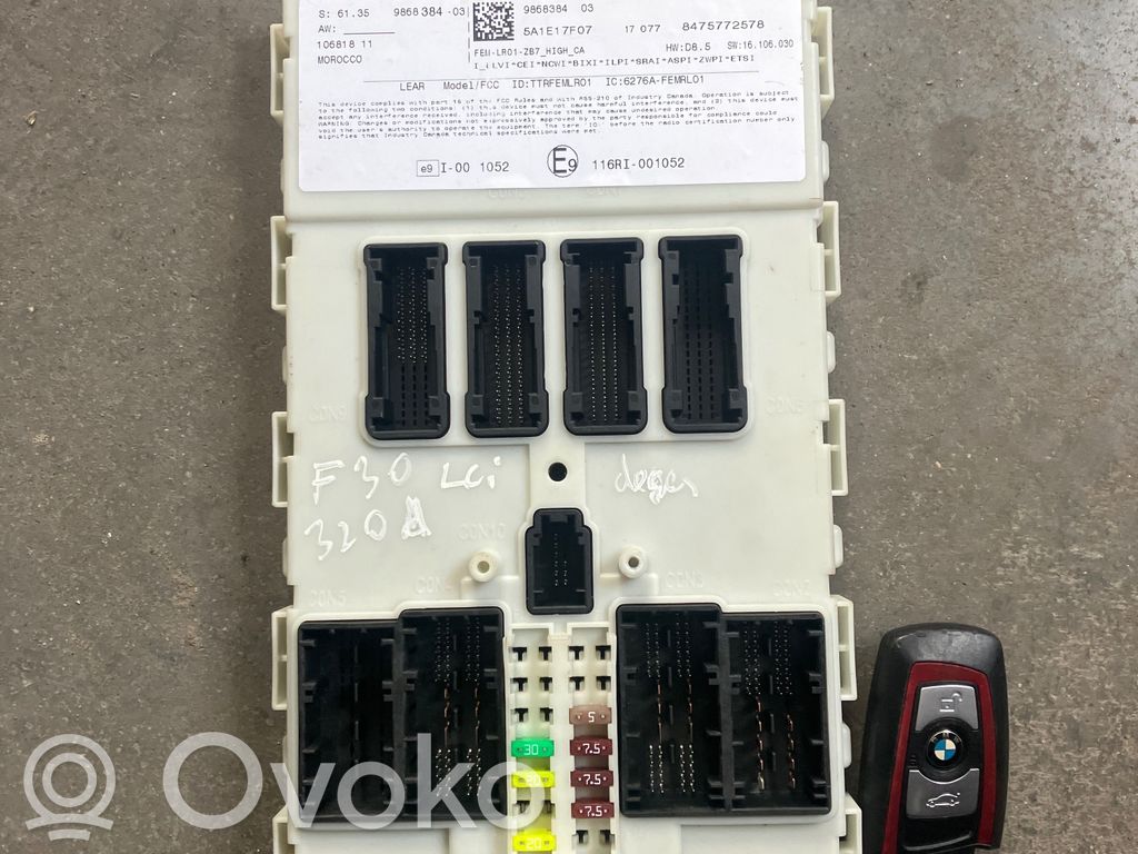 BMW 4 F32 F33 Moduł / Sterownik komfortu 