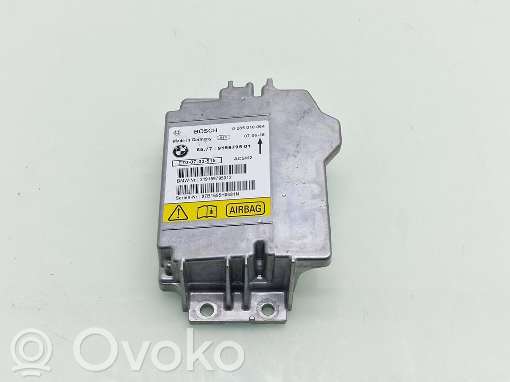 Airbag control unit/module   65779159795