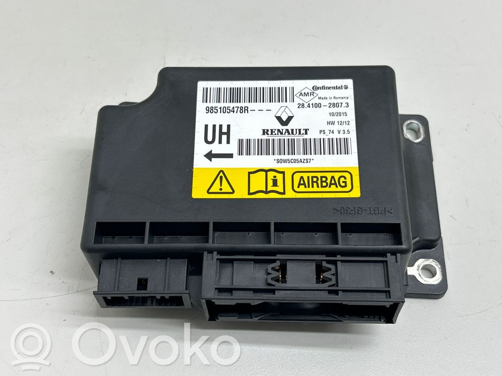 Renault Megane III Airbag control unit/module 