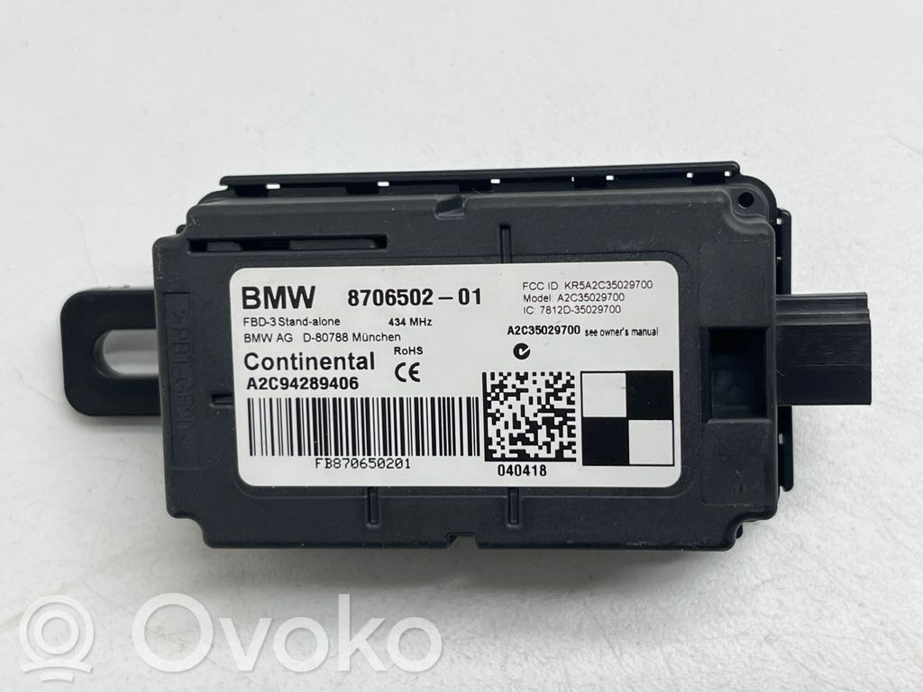 BMW X1 F48 F49 Sterownik / Moduł centralnego zamka 