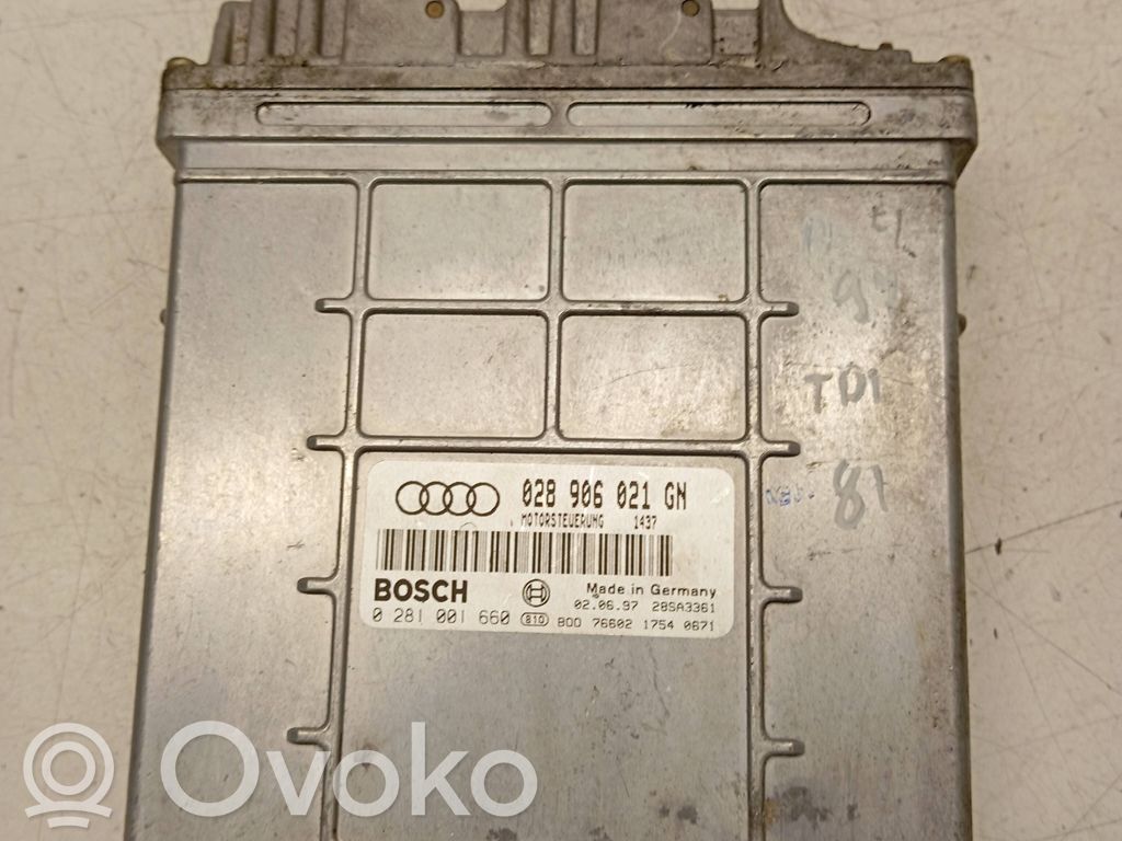 Engine control unit/module   028906021GN,0281001660,28SA3361