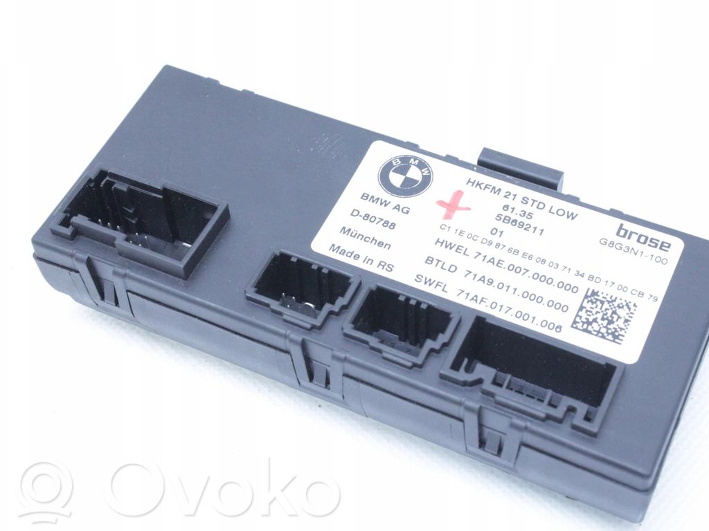BMW X1 U11 Unité de commande / module de hayon 