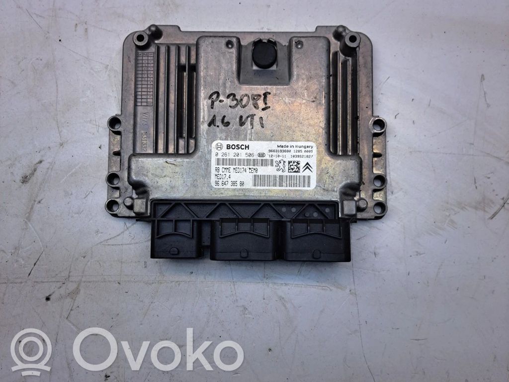 Peugeot 308 Engine control unit/module ECU 