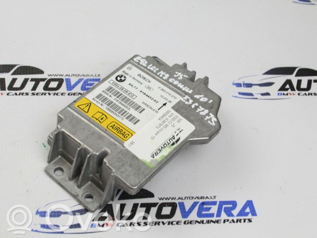 Unidad de control/módulo del Airbag   9184432