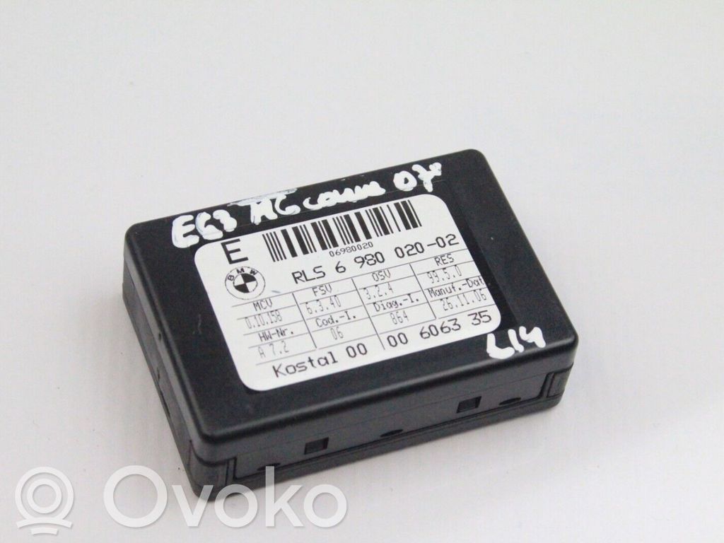 BMW 6 E63 E64 Sensor de lluvia 