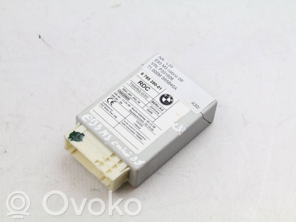 BMW 3 E92 E93 Tire pressure control unit 