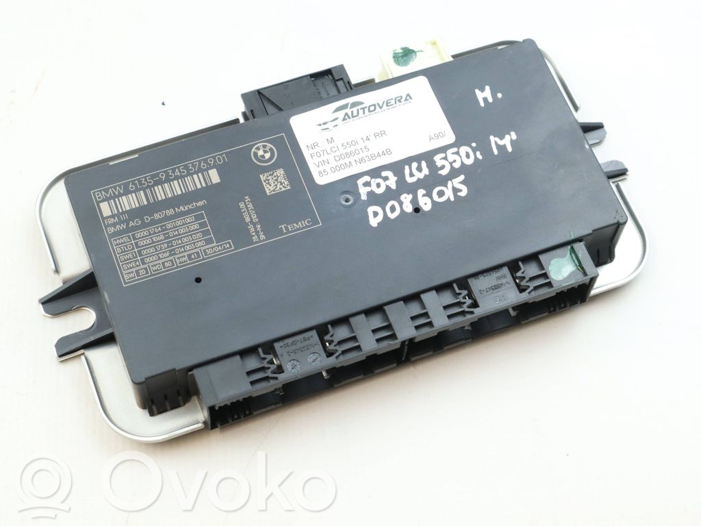 BMW 5 GT F07 Module d'éclairage LCM 