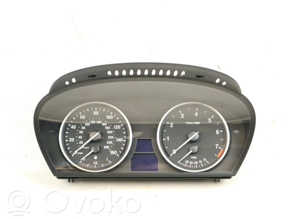 BMW 5 E60 E61 Spidometrs (instrumentu panelī) 
