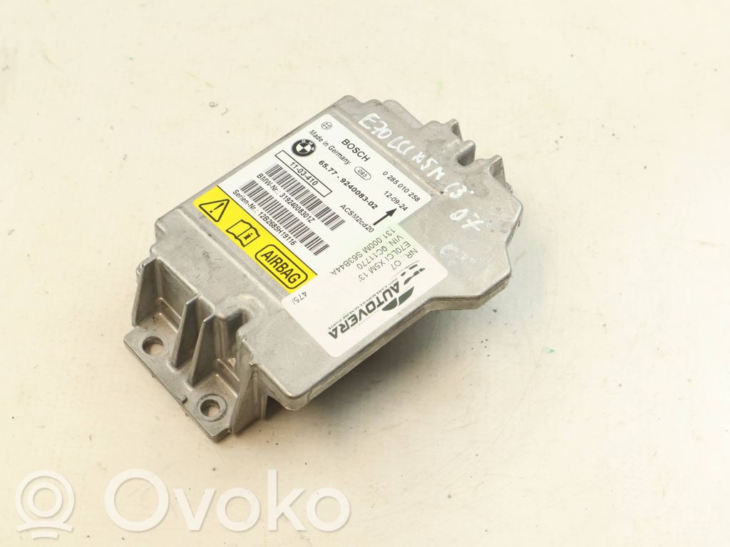 Airbag control unit/module   9240083,0285010258,ACSM2CG20