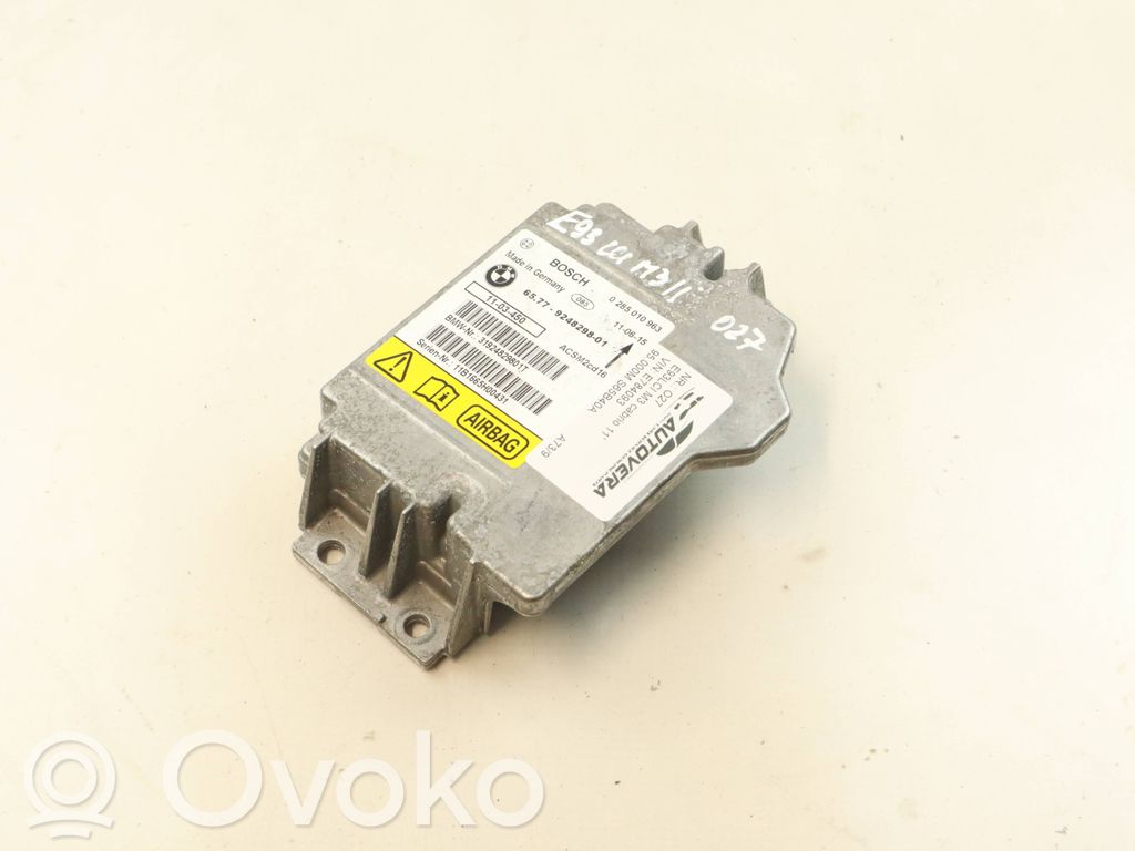 BMW 3 E92 E93 Airbag control unit/module 