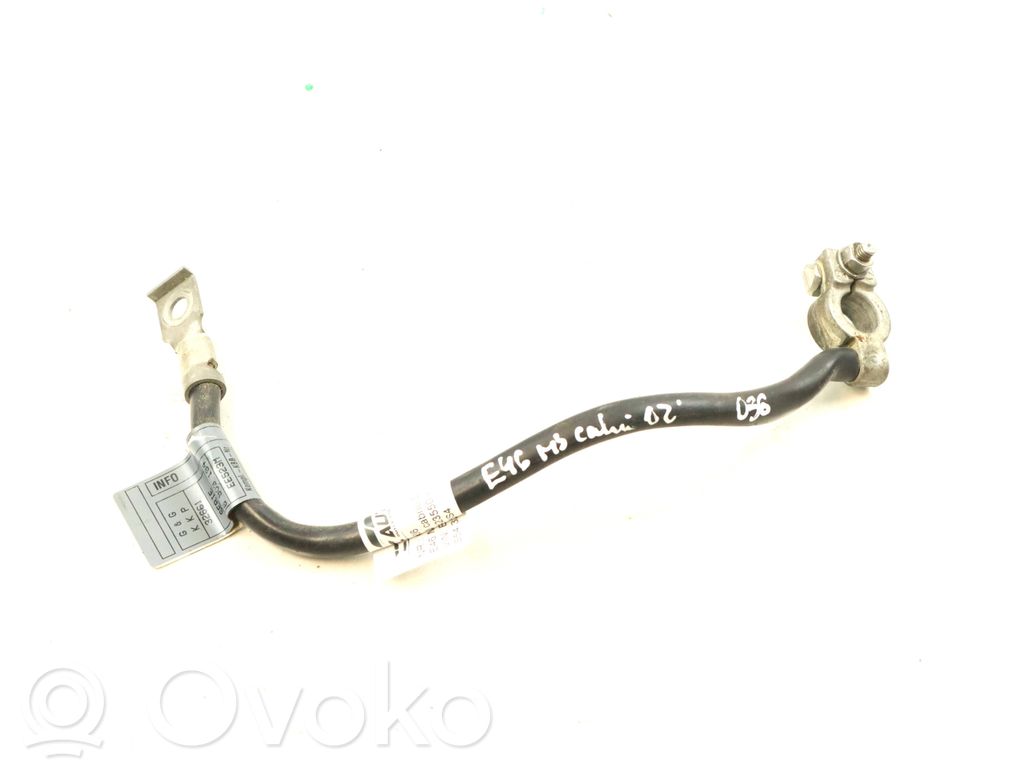 BMW M3 Negative earth cable (battery) 