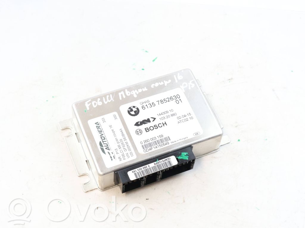 BMW M6 Other control units/modules 