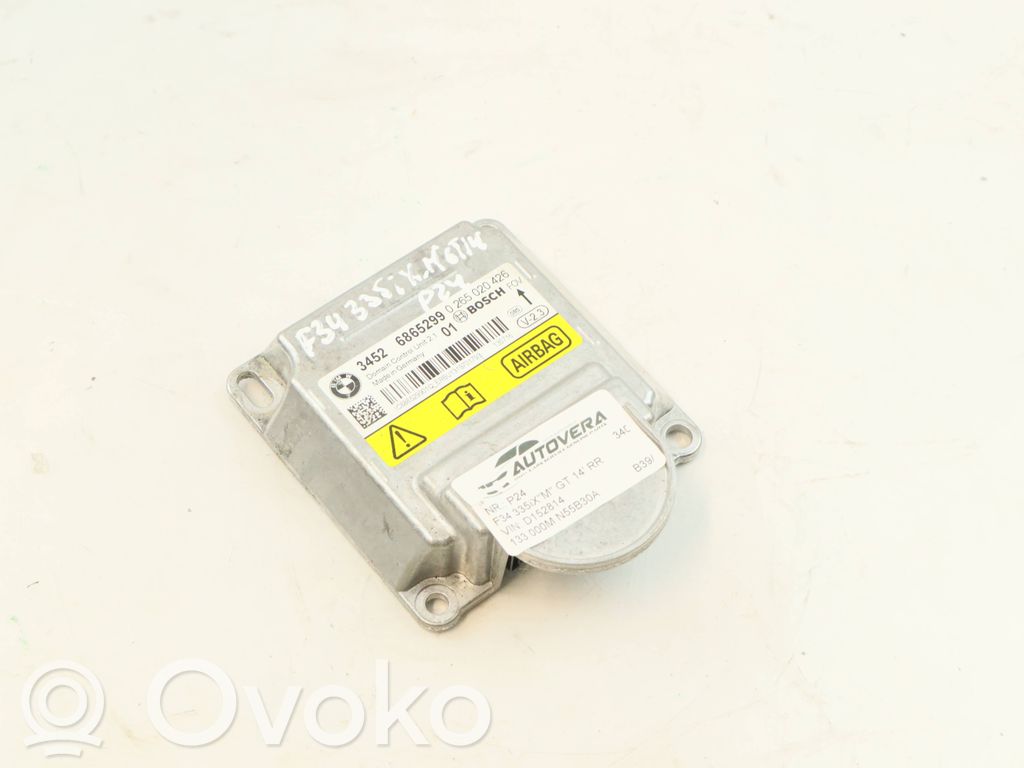 BMW 3 GT F34 Unitate/modul de comandă airbaguri 