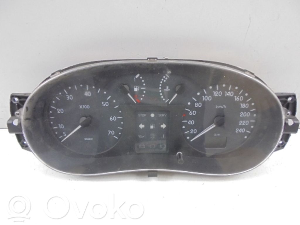 Renault Clio II Speedometer (instrument cluster) 