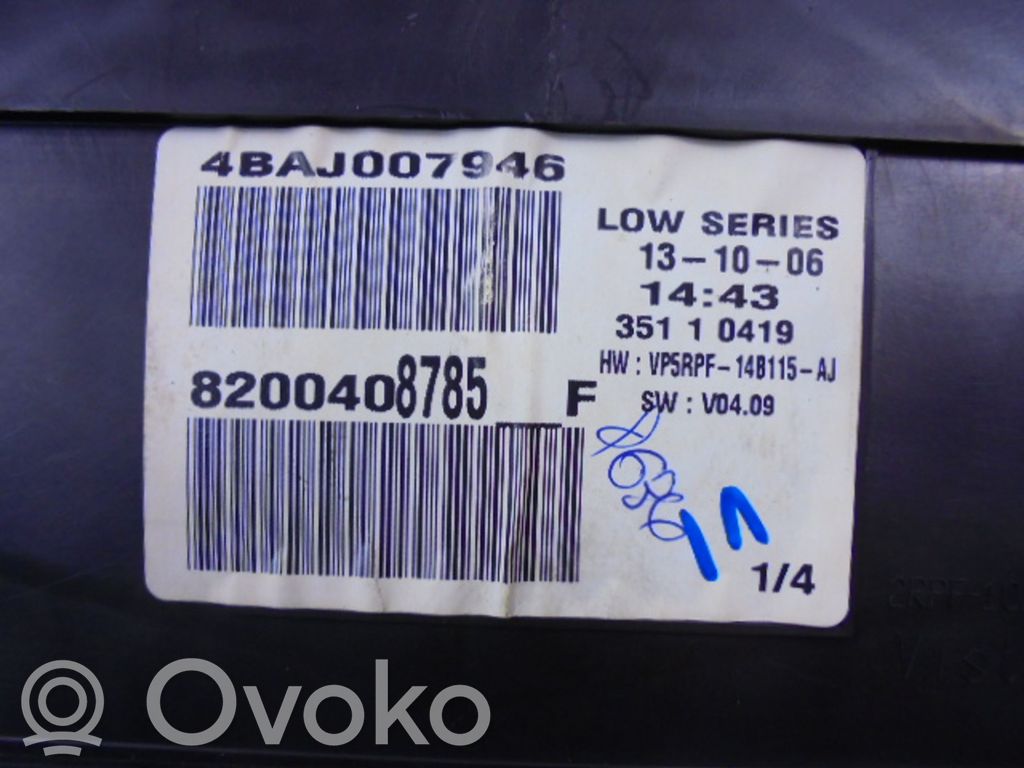 Renault Megane II Velocímetro (tablero de instrumentos) 