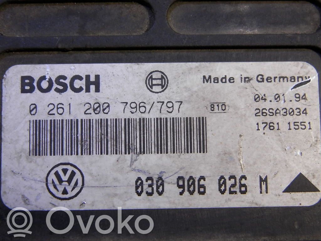Volkswagen Polo II 86C 2F Engine control unit/module ECU 
