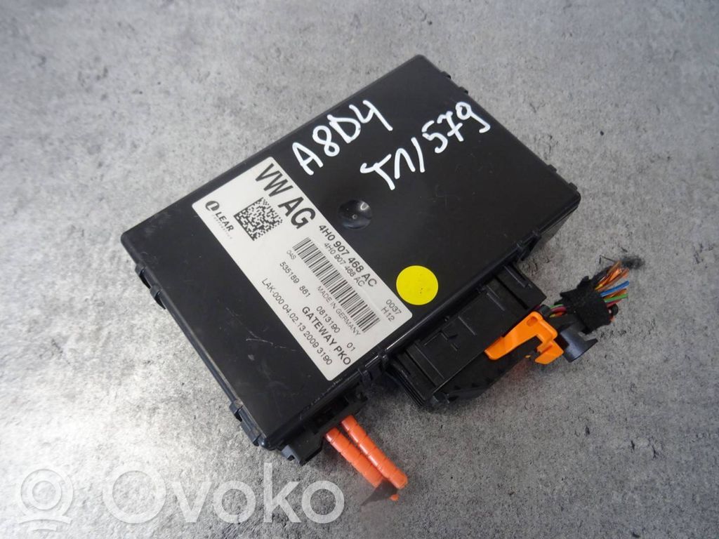 Audi A8 S8 D4 4H Modul control gateway 