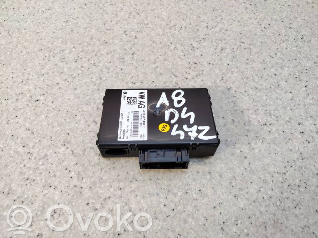 Audi A8 S8 D4 4H Gateway control module 
