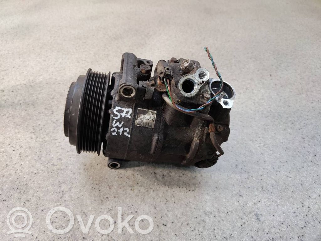 Mercedes-Benz E W212 Kompresor / Sprężarka klimatyzacji A/C 