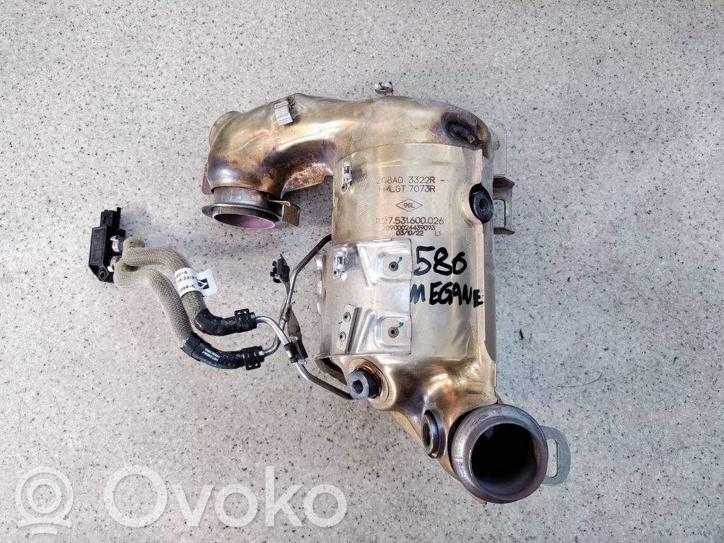 Renault Megane IV Filtr cząstek stałych Katalizator / FAP / DPF 