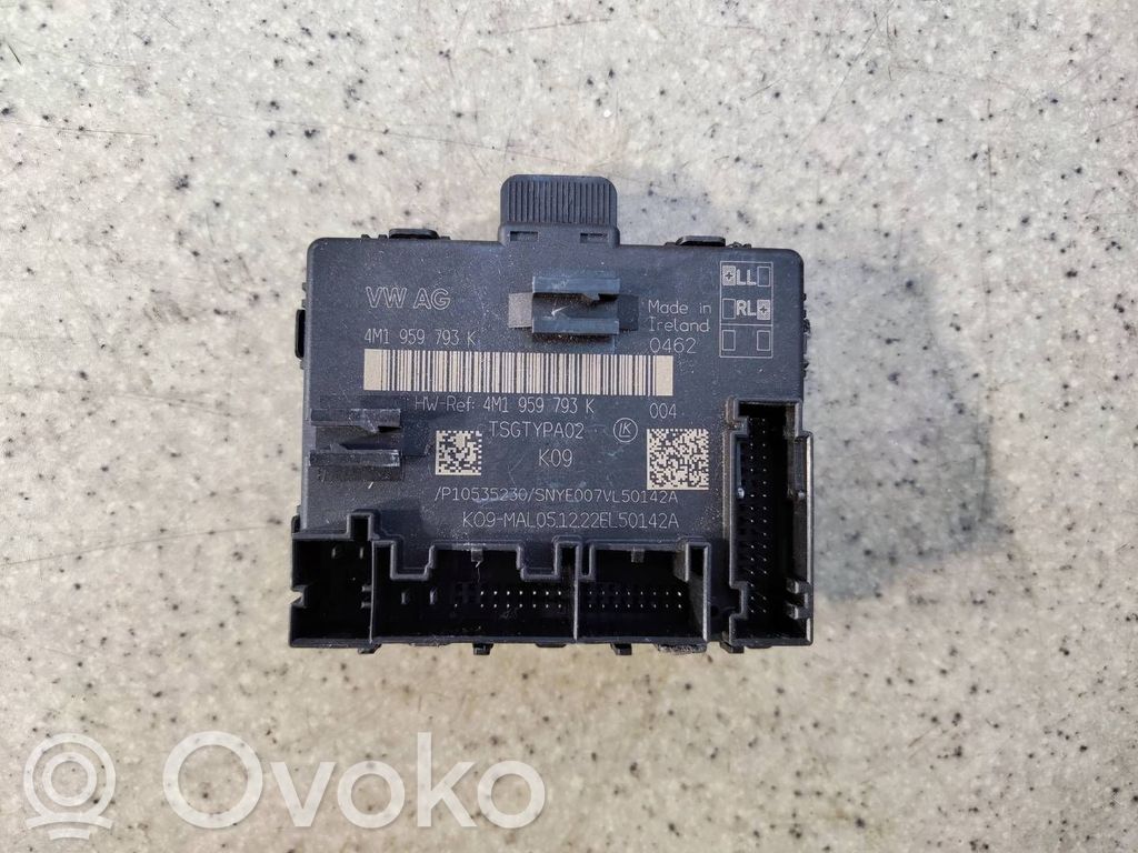Audi A6 S6 C8 4K Unité de commande module de porte 