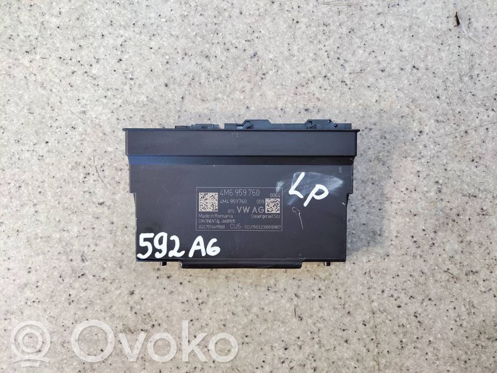 Audi A6 S6 C8 4K Module de commande de siège 