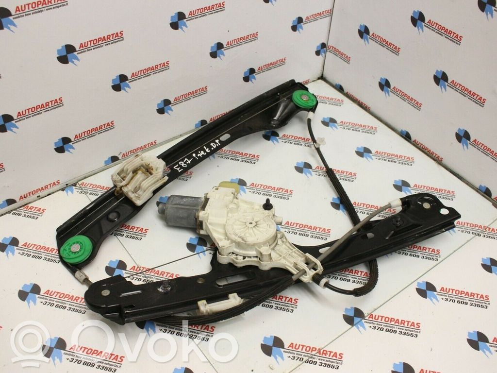 BMW 1 E81 E87 Front door window regulator with motor 