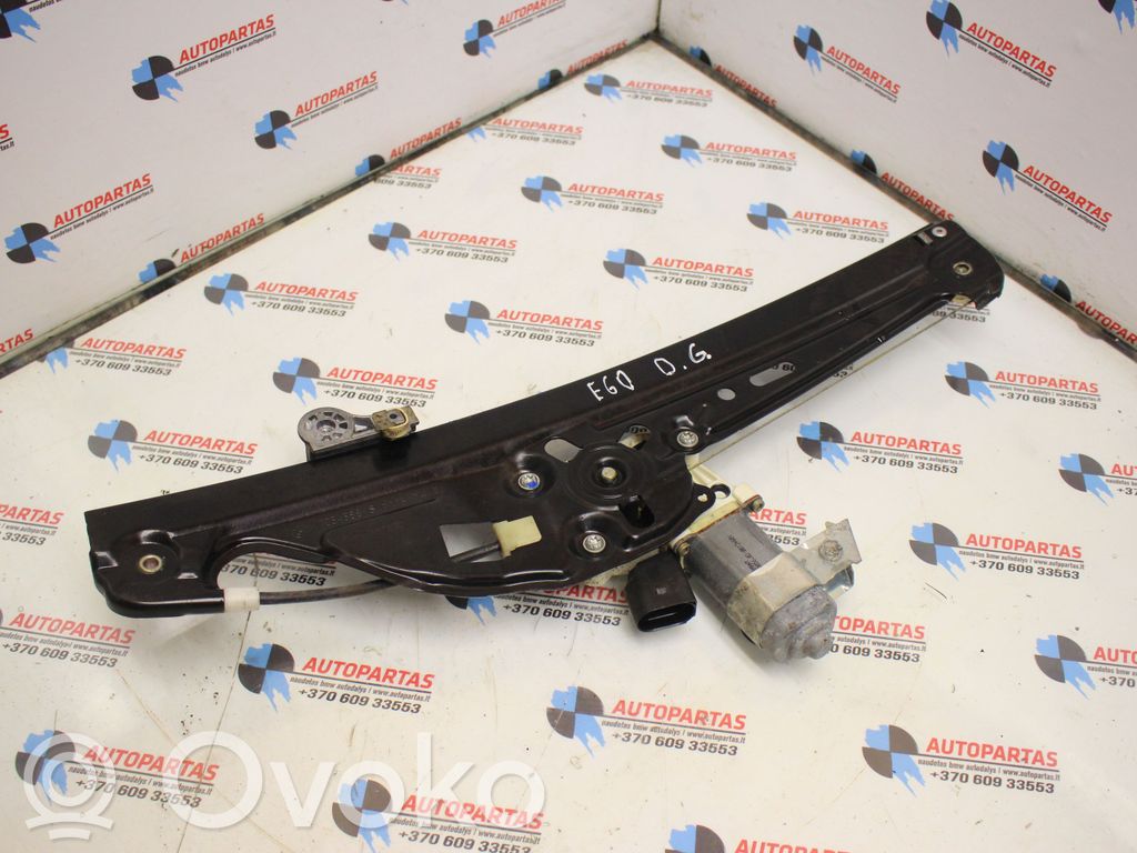 BMW 5 E60 E61 Regulador de puerta trasera con motor 